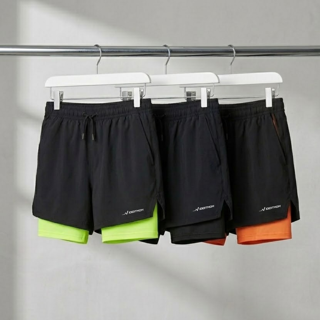I DID IT MOM 2-in-1 Running Shorts