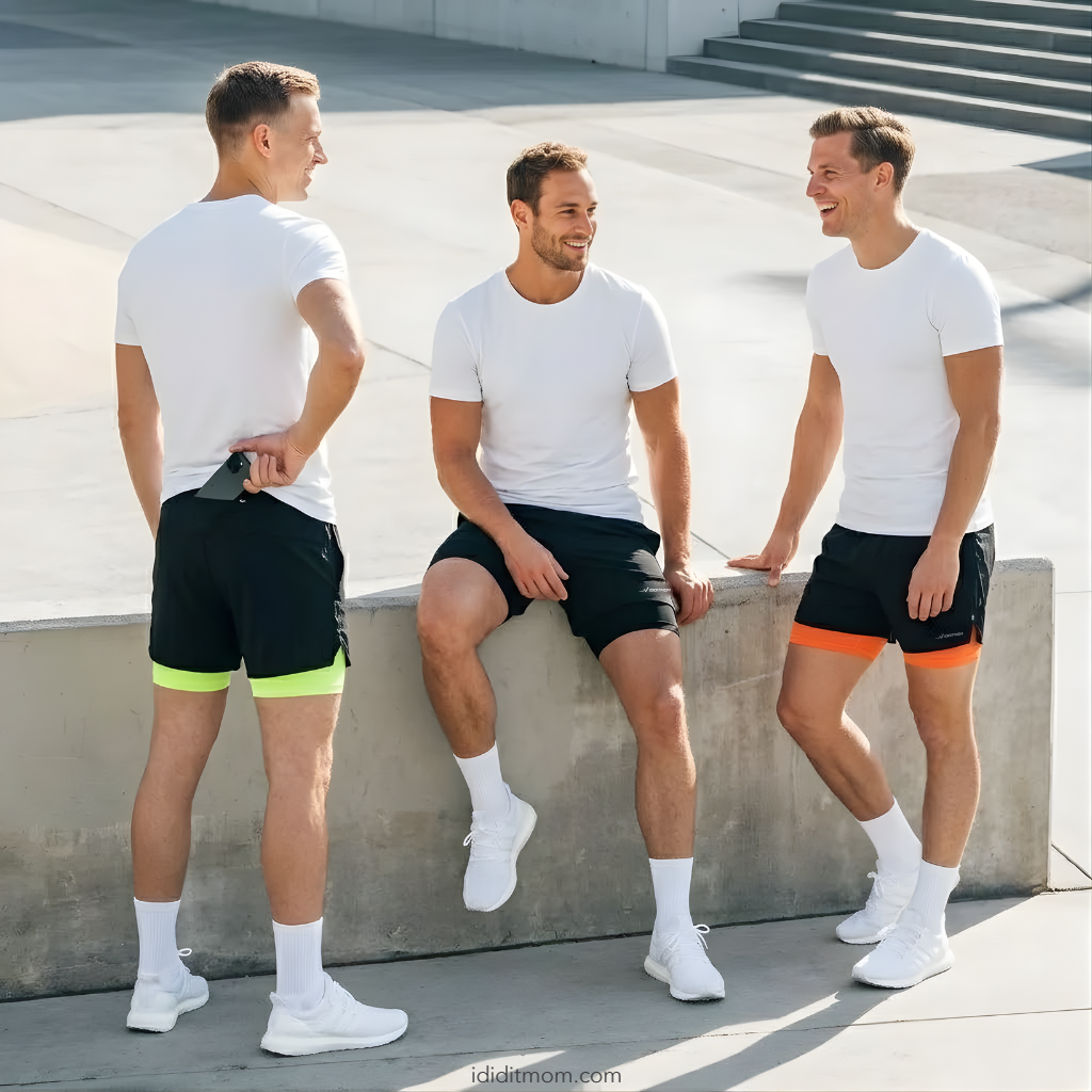 I DID IT MOM 2-in-1 Running Shorts