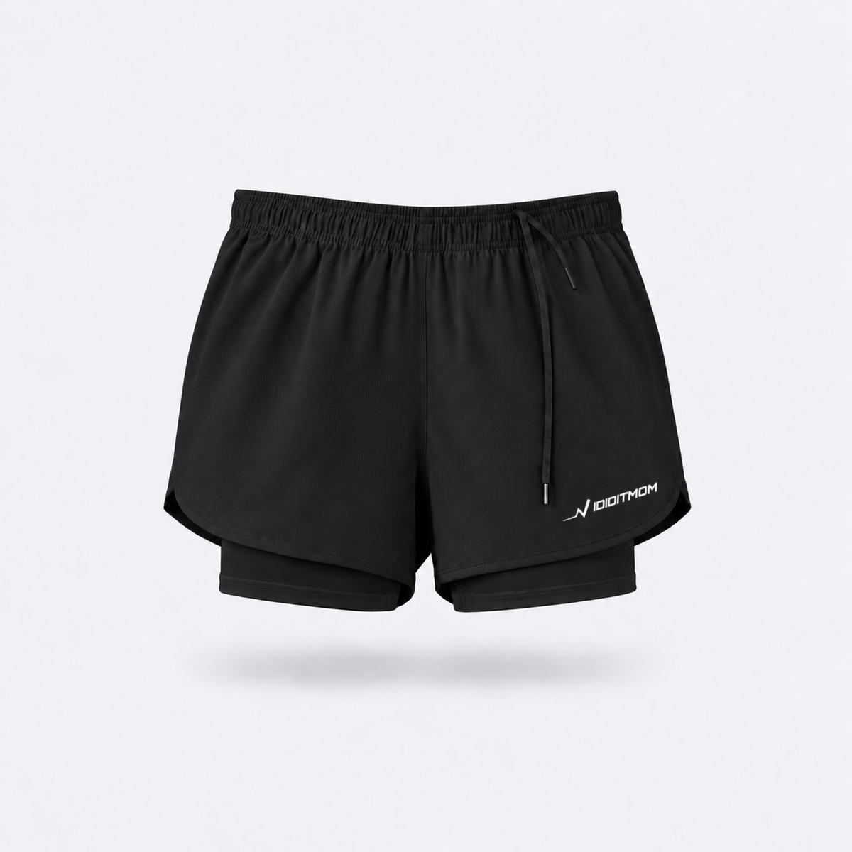 I DID IT MOM Women 2-in-1 Running Shorts