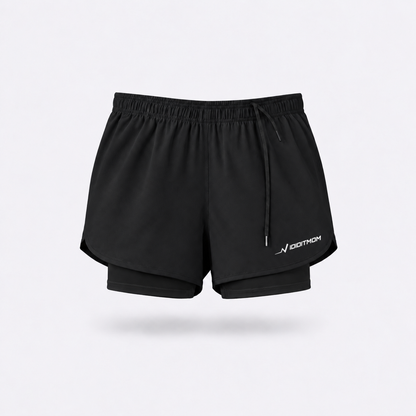 I DID IT MOM Women 2-in-1 Running Shorts