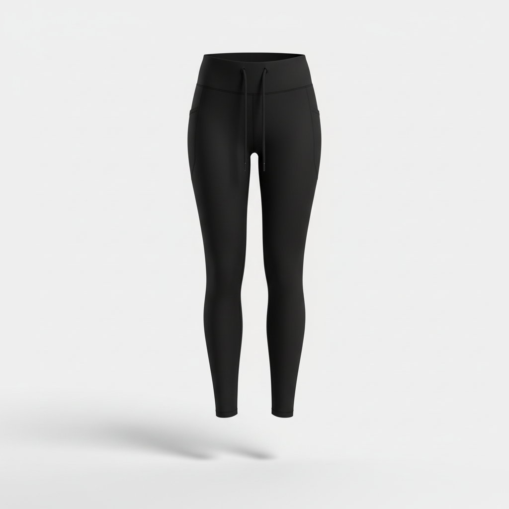 I DID IT MOM Women’s High-Rise Running Tights with Built-In Belt