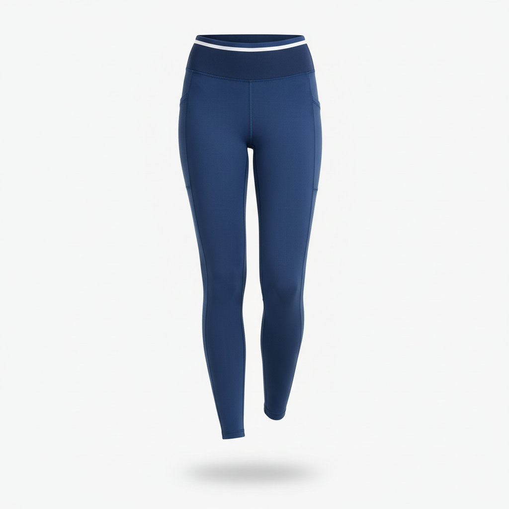 I DID IT MOM Women’s High-Rise Running Tights with Built-In Belt
