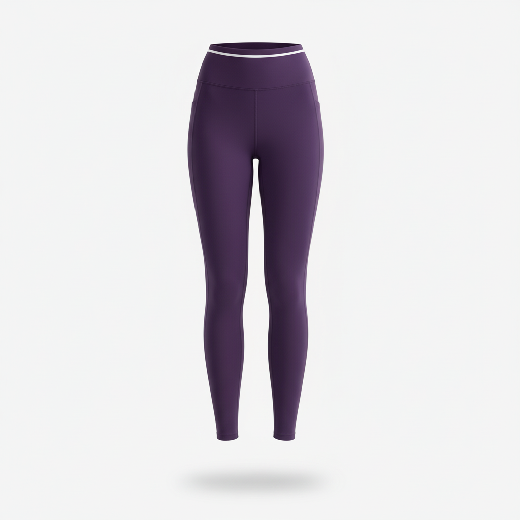 I DID IT MOM Women’s High-Rise Running Tights with Built-In Belt